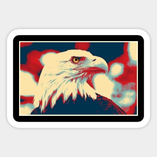 Eagle Head Pop 3 Sticker